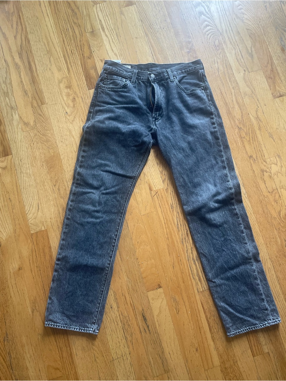 Levis 551 Faded Black Jeans Straight Fit